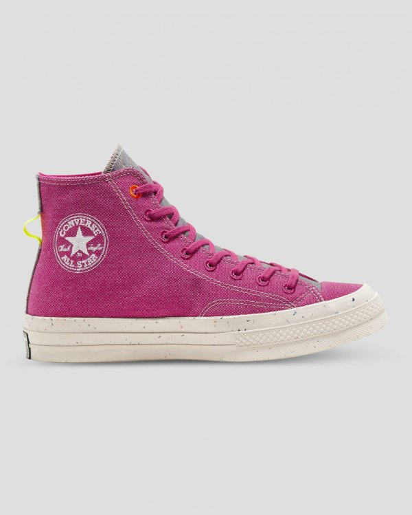 Converse Chuck 70 Renew Regrind Foxing Lyserød Sko Danmark - Converse Høje Sneakers Herre - 92837CUM